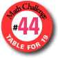 Challenge 44: Table for 19